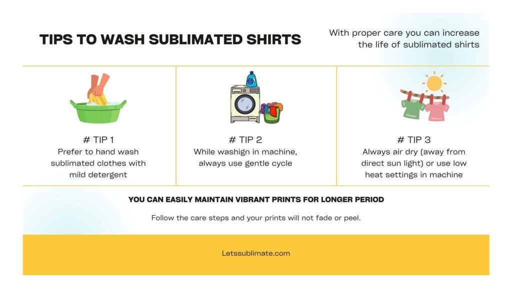 How to wash sublimation shirts 