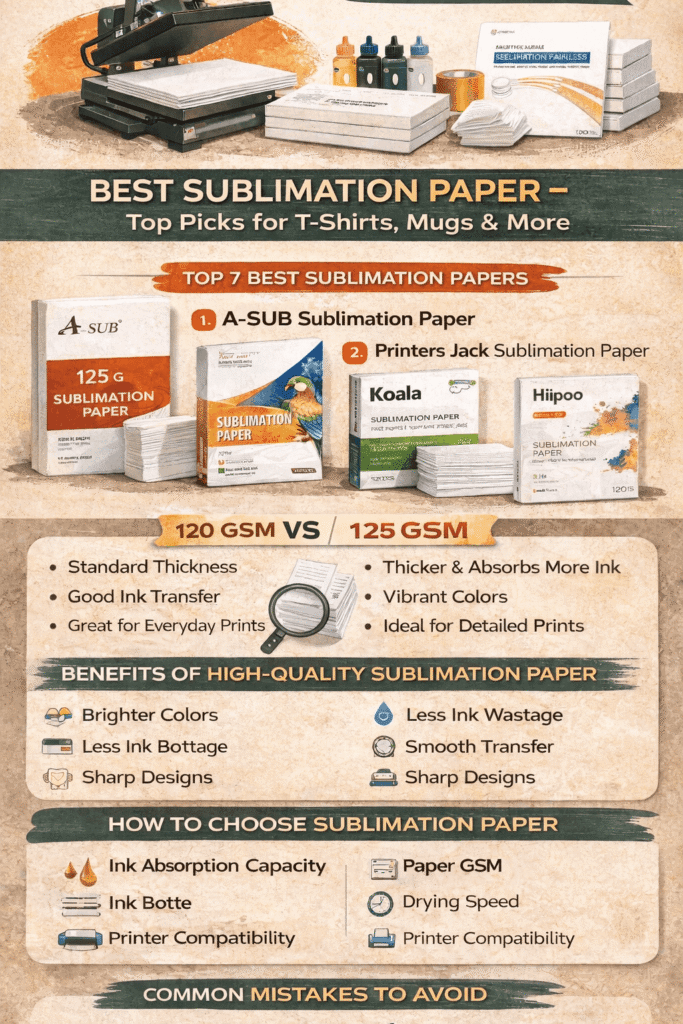Best Sublimation Paper