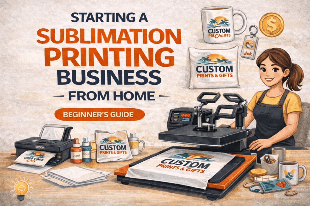 Sublimation printing business from home